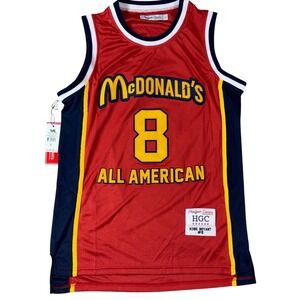 McDonald's All American Jersey Mens Small Orange Headgear Classics Kobe Bryant